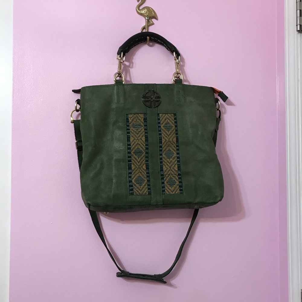 Zaaf green Tobiya Tote bag purse